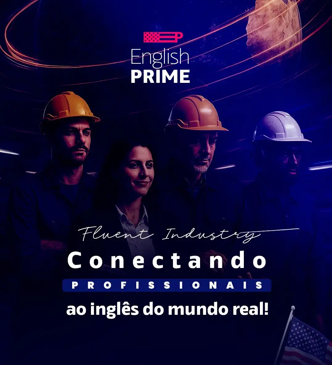 Profissional estudando inglês técnico